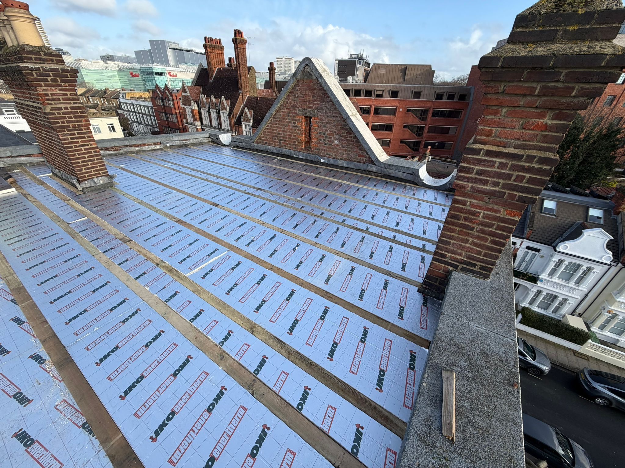 Commercial Roof Insulation System
