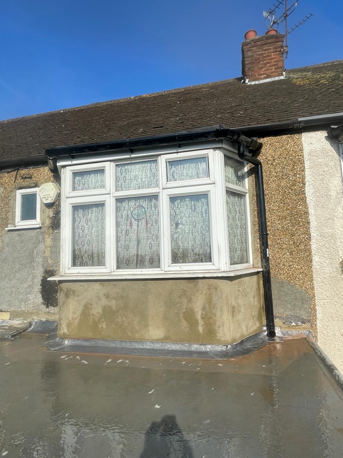 New guttering and fascias on UK house