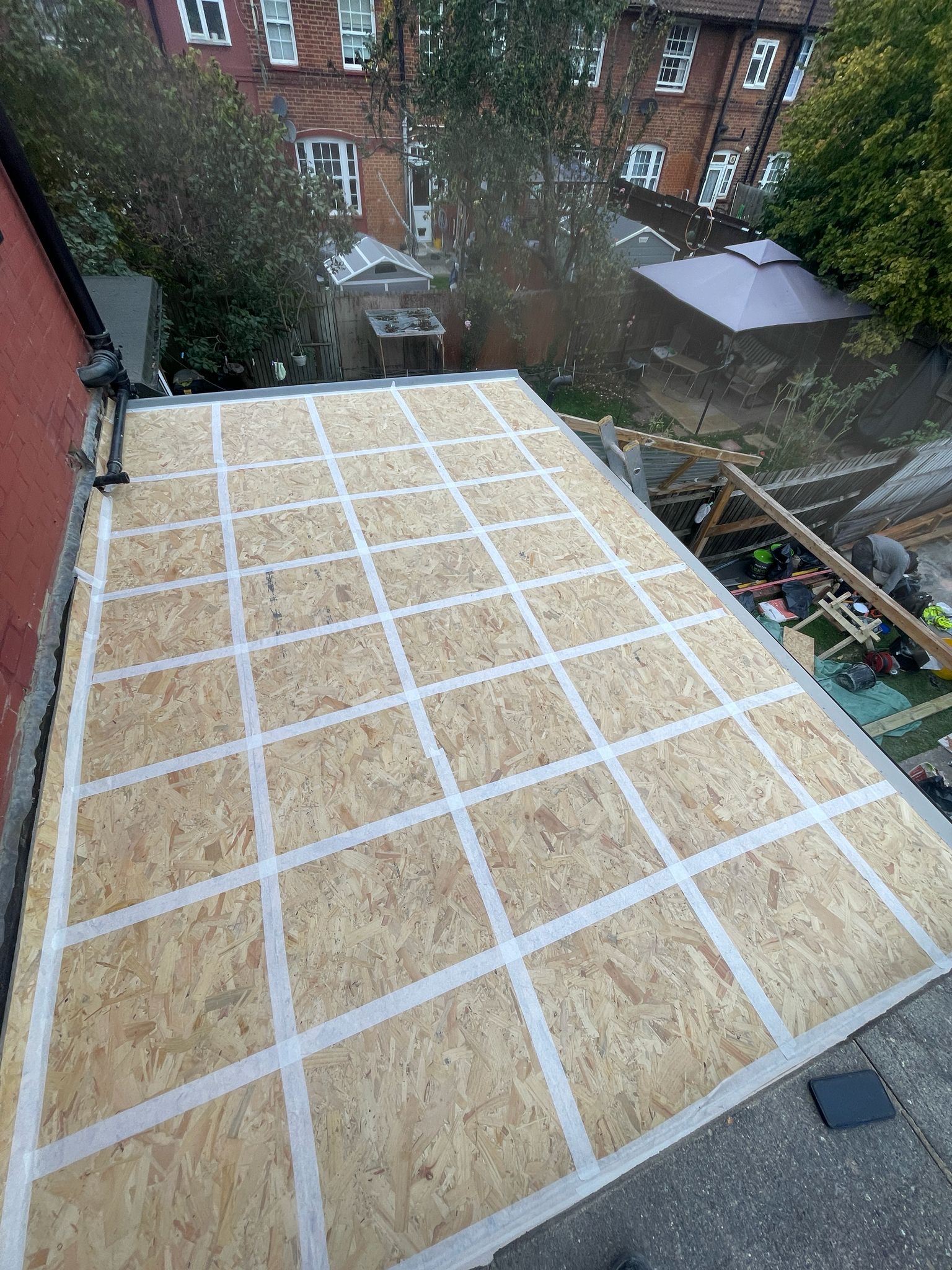 Flat Roof OSB Deck Replacement