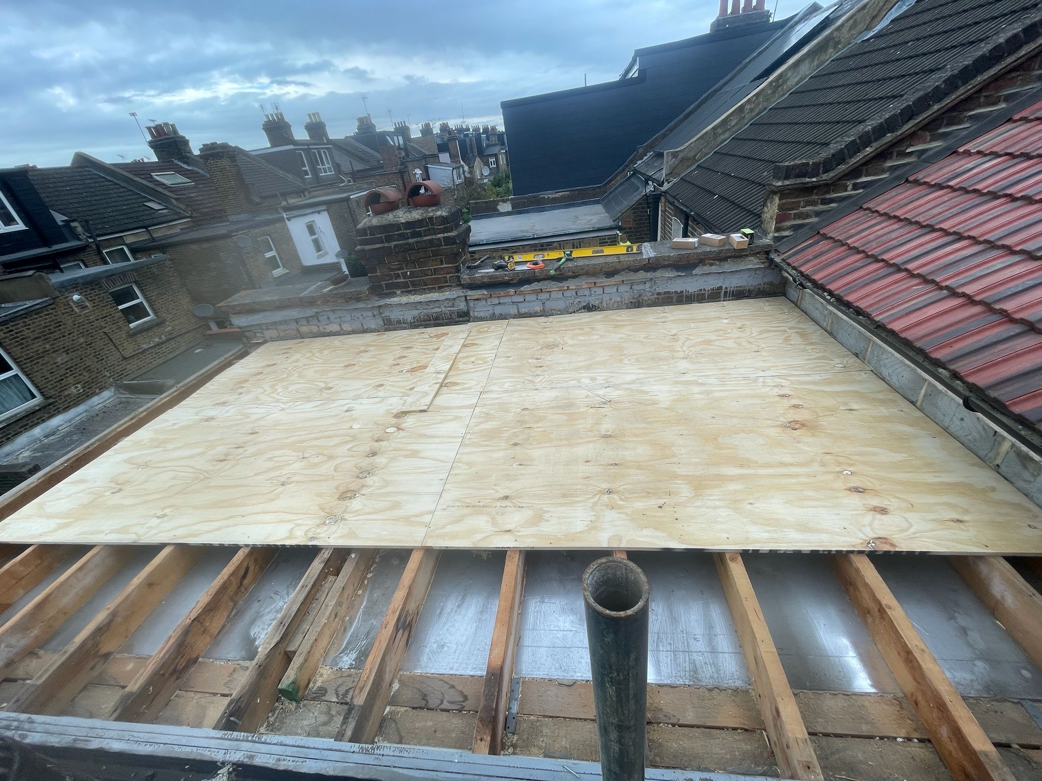 Flat Roof Strip and Re-Deck