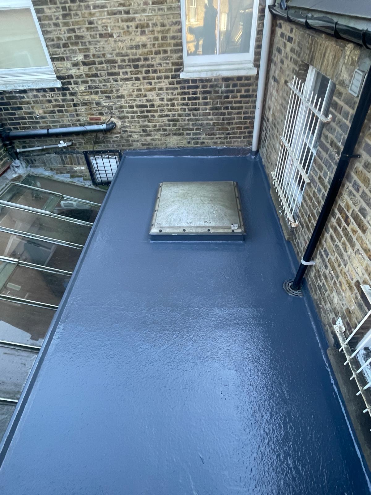 GRP Flat Roof with Rooflight